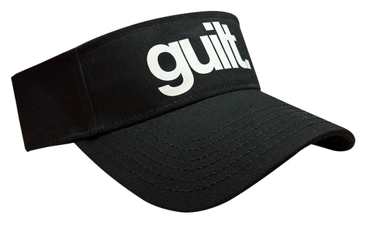 Black visor hat